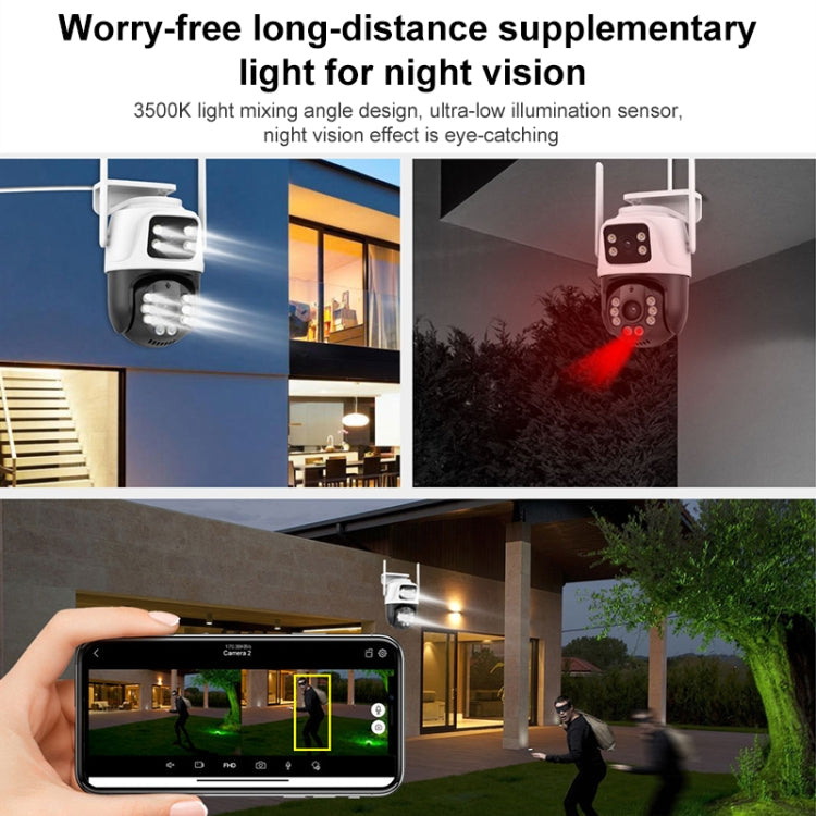 QX101 6MP WiFi Dual Camera Supports Two-way Voice Intercom & Infrared Night Vision, QX101 QX101 6MP WiFi Dual Camera Supports Two-way Voice Intercom & Infrared Night Vision, QX101